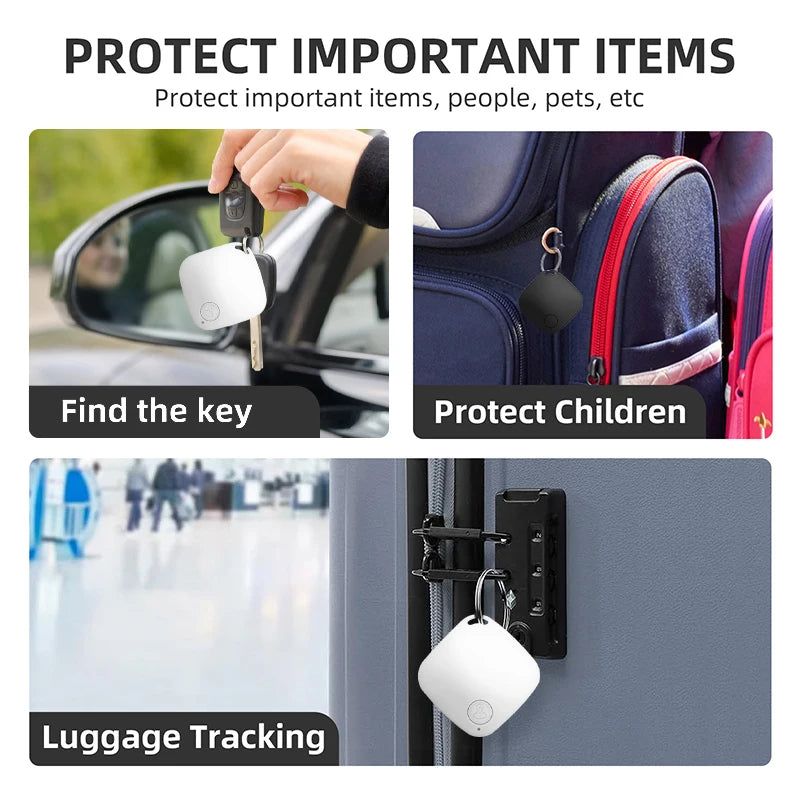Mini Portable Finder Bluetooth Rhombus Anti-Lost Device Pet Kid
