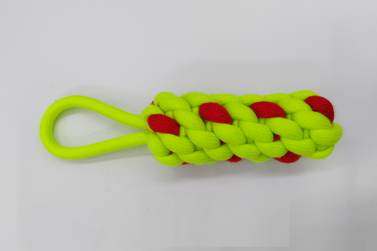 "Heavy Duty Braided Rope Dog Chew Toy – Very Big Dummy for Large