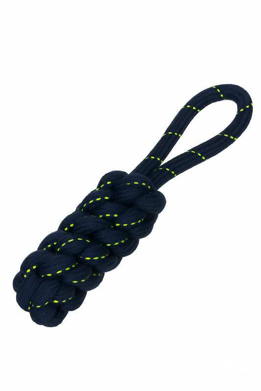 "Heavy Duty Braided Rope Dog Chew Toy – Very Big Dummy for Large